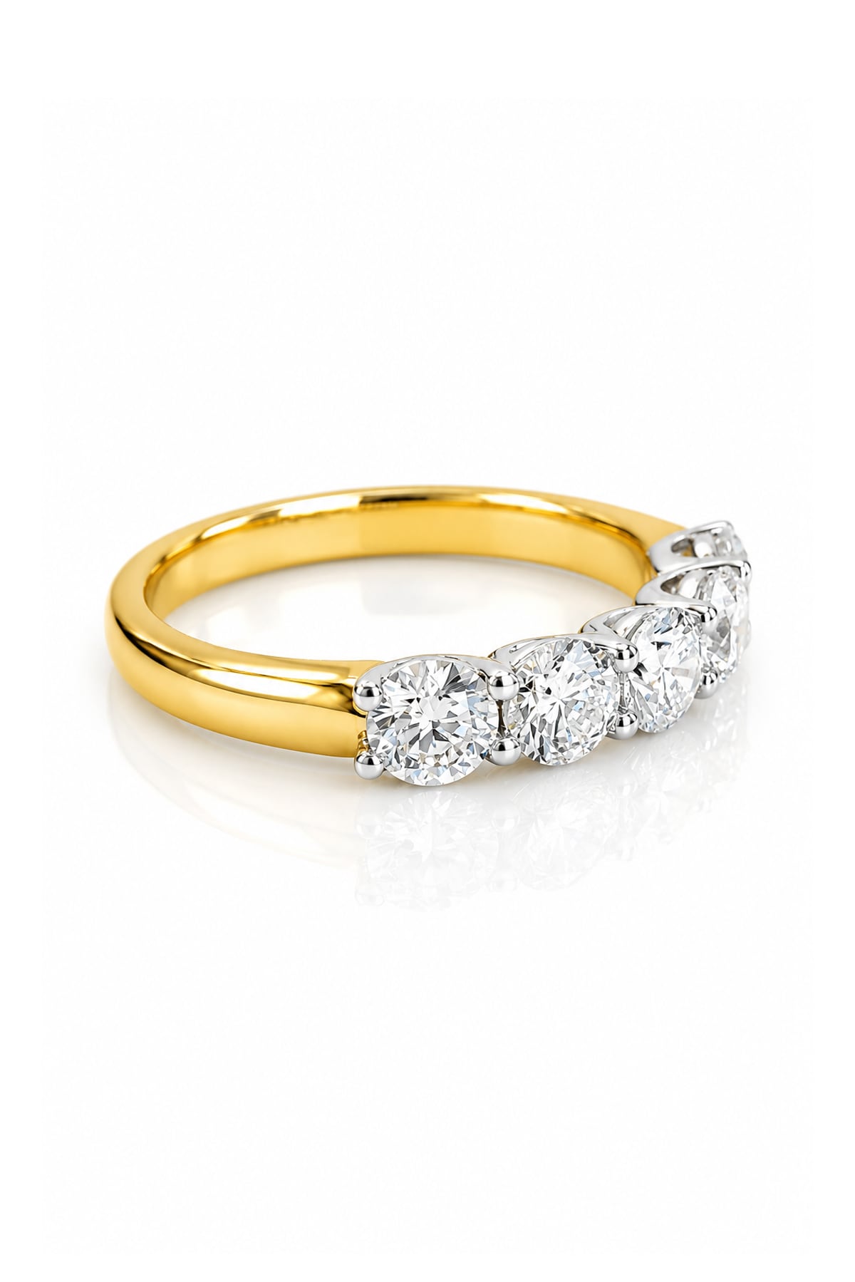 Felicity… 18ct Two-Tone 1.50 Carat Lab Grown Diamond Set Ring