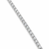 Elle... 6 Carat Lab Grown Diamond Tennis Bracelet in 18ct Gold