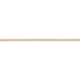 Gold chain on a white background