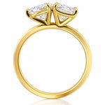 Toi Et Moi Lab Grown Diamond Ring on a white background at LeGassick, Gold Coast, Australia.